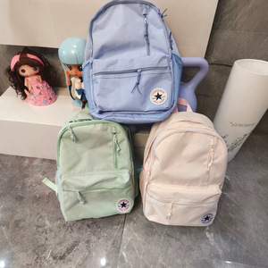 Sac à dos étudiant Converse 18 pouces de couleur unie avec poche zippée pour un usage quotidien - Product Image 1