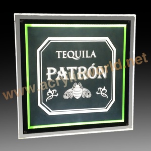 Soporte de Acrílico Personalizable para Letreros LED con Paneles Intercambiables, Exhibidor Luminoso para Tiendas y Exposiciones - Product Image 2