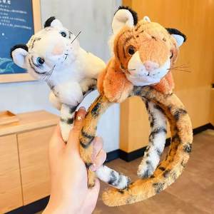 أزياء الطرف تأثيري الحيوان الأنيق الفتيات النمر الأذن أفخم تخصيص الشعار عقال - Product Image 2