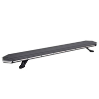 Nouvelle barre lumineuse d'avertissement LED de 47 pouces, IP67, montage sur toit, lampe clignotante d'urgence pour camion de remorquage, véhicule de construction, 12V-24V