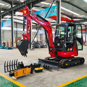 Chất Lượng Cao Đa Chức Năng Xách Tay Mini Máy Xúc Vườn Trang Trại Thủy Lực Crawler Nhỏ Gọn Bagger Điều Kiện Mới - Product Image 3