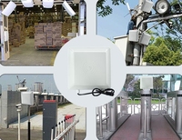 Lecteur de carte UHF RFID écrivain 902 ~ 928MHz 5M longue portée 8dbi antenne UHF RS232/RS485/Wiegand26,Wiegand34, système de stationnement de voiture