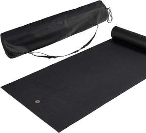 Tapete de Ejercicio Rectangular Delgado y Resistente de PVC con Absorción de Impactos, para Saltar la Cuerda, Técnica de Espuma, Crossfit, Yoga y Gimnasio - Product Image 1