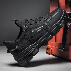 Nouvelles chaussures pour hommes 2025, design tendance, maille respirante, style décontracté, chaussures de marche, chaussures de sport antidérapantes, chaussures de randonnée, chaussures de sécurité - Product Image 5