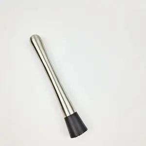 Stainless Steel Cocktail Muddler And Mixing Spoon Home Long Stainless Steel Masher DIY Drink Wine Juice Barware Mixer