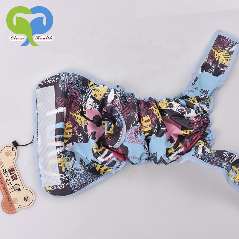 100% Polyester BIRDEYES FEMELLE chien chiot rembourré ventre couches culottes pantalon avec élastique réglable sangle trou SCRAWL XS-XL