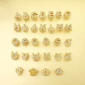 Sang trọng Bling làm tắc nghẽn quyến rũ bán buôn Rhinestone kim loại thiết kế quyến rũ giày thiết kế thời trang quyến rũ kim cương giày trang trí - Product Image 3