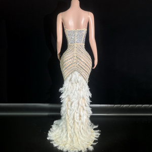 <span class=keywords><strong>Abiti</strong></span> da festa donna <span class=keywords><strong>eleganti</strong></span> da sera <span class=keywords><strong>abiti</strong></span> di moda <span class=keywords><strong>abiti</strong></span> di moda 2024 donna abito di compleanno con piume - Product Image 4