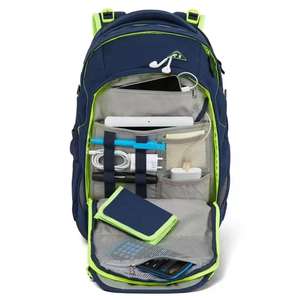 <span class=keywords><strong>Sac</strong></span> à <span class=keywords><strong>dos</strong></span> scolaire unisexe avec fermeture éclair, capacité 30L, design ergonomique <span class=keywords><strong>pour</strong></span> la 5e année - Turquoise profond - Product Image 4