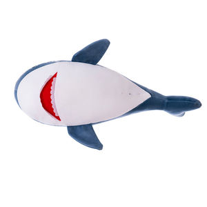 도매 플러시 상어 장난감 부드럽고 귀여운 둥근 머리 상어 인형 고품질 낮은 MOQ 공장 OEM ODM 맞춤 제작 - Product Image 2