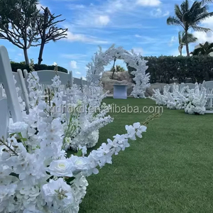 Fausses fleurs de cerisier L85 6.5ft 8ft 10ft Décoration de fond Arbres de <span class=keywords><strong>Sakura</strong></span> Arche de mariage artificielle Arbre à fleurs rose à vendre - Product Image 6