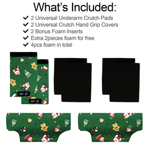 Almohadillas Personalizables para Muletas, Rellenas de Látex, Mezcla de Algodón, para Uso Prolongado - Product Image 4