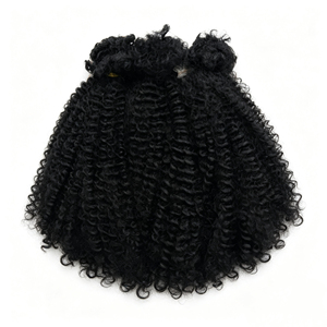 Extensiones de Cabello Sintético Afro Kinky Tipo 4, 3X Springy, 14 Pulgadas, 120g, Proteína de Seda, Múltiples Colores Personalizados - Product Image 4
