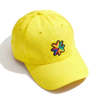 Casquette de baseball en coton à bord incurvé Chapeau de papa réglable non structuré avec logo brodé sur mesure