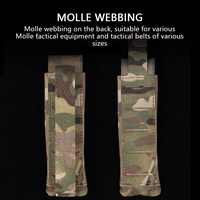 JinTeng Sports de plein air Camping randonnée MOLLE système articles divers stockage sac Vertical chevalier tactique Camouflage outil pochette sac
