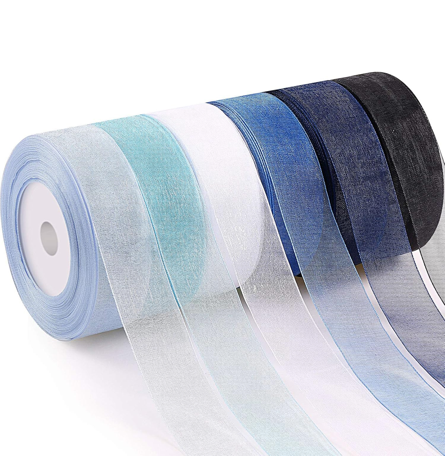 Byron Ribbon Factory Organza Ribbon Nylon Fabric Custom for Flower Gift Wrapping Crafts Christmas Tree Bows Wedding DIY