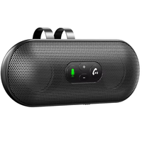 Kit Voiture Bluetooth T18, Gadgets Audio, Haut-parleur Portable, Haut-parleur Sans Fil Mobile pour la Navigation, Lecture de Musique, Mains Libres