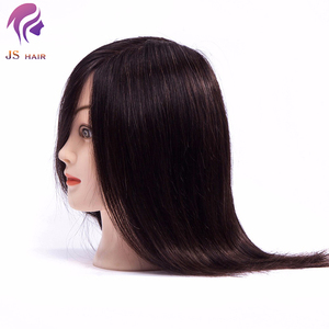 Cabeza <span class=keywords><strong>de</strong></span> entrenamiento <span class=keywords><strong>de</strong></span> cosmetología <span class=keywords><strong>de</strong></span> <span class=keywords><strong>cabello</strong></span> humano real, maniquí <span class=keywords><strong>de</strong></span> práctica <span class=keywords><strong>de</strong></span> salón <span class=keywords><strong>de</strong></span> peluquería, cabeza <span class=keywords><strong>de</strong></span> <span class=keywords><strong>muñeca</strong></span> simulada a la venta - Product Image 2