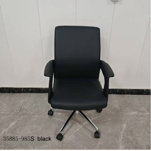 Silla de oficina moderna y cómoda 35885-985S negra - Product Image 1
