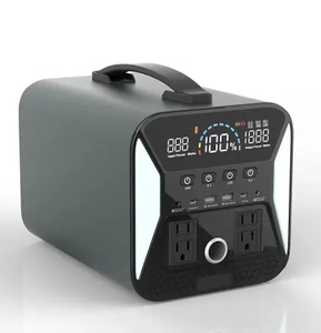 แหล่งจ่ายไฟพกพาสำหรับใช้งานกลางแจ้ง 1000W กำลังสูง 220V แบตเตอรี่ลิเธียมไอออน 300W MPPT ชาร์จพลังงานแสงอาทิตย์แบบ EU สำหรับรถยนต์ ใช้ในกรณีฉุกเฉิน - Product Image 2
