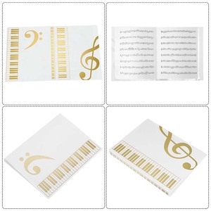 LISI Plastic A4 Size <strong>40</strong>/80 <strong>PP</strong> <strong>Pockets</strong> Music Sheet File Paper Storage <strong>Folder</strong> Documents Holder for Concert Choirs Blank Sheet - Product Image 3