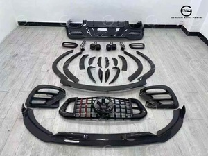 W167 <span class=keywords><strong>GLE</strong></span> B Kit para 2020 + Mercedes-Benz V167 GLE63 <span class=keywords><strong>AMG</strong></span> GLE53 <span class=keywords><strong>AMG</strong></span> Coupe B Estilo Fibra de carbono Labio delantero Parrilla de coche Difusor trasero - Product Image 2