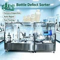 Équipement d'inspection automatisé en acier inoxydable pour la détection de l'apparence, de la taille et de la qualité des étiquettes des bouteilles de boissons et de cosmétiques