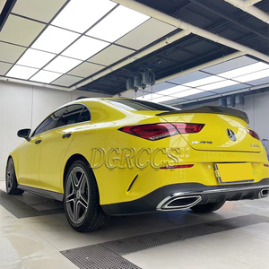 DGRCCS W118 C118 PSM Style Carbon Fiber UV Paint Polished Rear Spoiler 2019-2024 Tape - Product Image 5