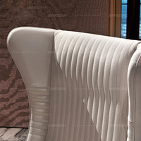 Chaise de bureau blanche à dossier haut de luxe à la maison mobilier ergonomique chaise de bureau pivotante moderne