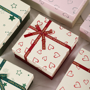 Caja de Regalo Explosiva y Exquisita, Caja de Papel con Estampado en Caliente, Caja de Papel con Lazo, Venta al por Mayor de Cajas de Papel con Diseño de Amor - Product Image 2