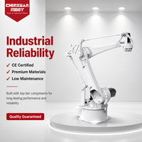 Bras de robot de palettisation industriel robuste à 4 axes, palettiseur robotique automatique pour riz, ciment, engrais de 25 kg et 50 kg