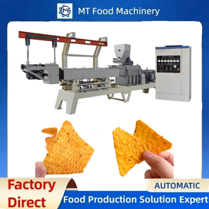 Línea de Producción de Snacks <span class=keywords><strong>Doritos</strong></span>, Extrusora Automática de 500-1000 kg/H, Máquina de Procesamiento Comercial - Product Image 1