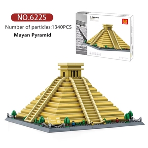 Wange 6225 Serie Monumenti, Modello Maya 3D, Gioco di Costruzione con Piccole Particelle per Adulti e Bambini, Set di Blocchi da Costruzione 1340 Pezzi - Product Image 5