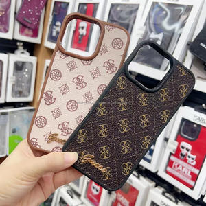 เคสโทร<span class=keywords><strong>ศัพท์</strong></span> GUESS แบรนด์หรูสำหรับ iPhone 12 13 14 15 16 PRO MAX กรอบหลังกันกระแทก - Product Image 4