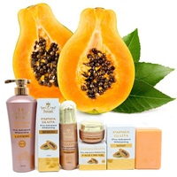 Lot Soin Éclaircissant Papaye Visage et Corps Peau Mate – Marque Blanche OEM