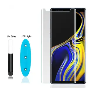 UV tutkal ekran koruyucu ile ultraviyole ışık Samsung Galaxy S20 Note20