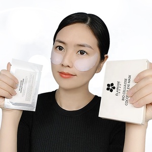 Masques pour les yeux en gel de biocellulose végétaliens à marque privée, 7 paires, au ferment de noix de coco et vitamine C, <span class=keywords><strong>anti</strong></span>-âge, pour <span class=keywords><strong>cernes</strong></span>, OEM - Product Image 3