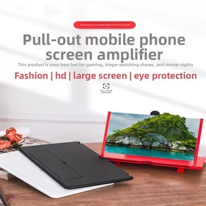 Supporto Portatile Pieghevole da 10 Pollici per Amplificatore Video 3D HD, Supporto da Tavolo Flessibile per Telefono, per Film e <span class=keywords><strong>Giochi</strong></span>, Ingranditore per Cellulare - Product Image 2