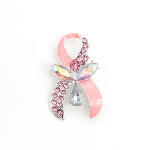 Custom Medisch Roze Lint Engel Broches Borstkanker Bewustzijn Broche Spelden Voor Verpleegster - Product Image 2