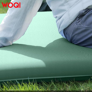 WOQI Matelas à fromage gonflable 3D portable pour 2 personnes Matelas de sol gonflable à remplissage d'air rapide pour la visite d'escalade pour les campeurs - Product Image 4