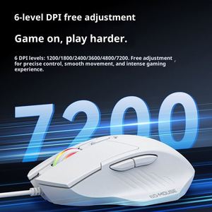 Souris de jeu silencieuse à double mode Bluetooth de haute qualité, nouvelle, légère, pour le bureau, rechargeable, souris filaire, haute qualité, nouvelle, légère - Product Image 3