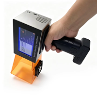Máquina de Marcado Láser de Semiconductor Azul Portátil K8 de 100*100 mm, Grabador Portátil para Metal, Vidrio, Código de Barras, Fecha, Código de Precisión
