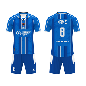 Kit Maglia da <span class=keywords><strong>Calcio</strong></span> Personalizzata con Design Originale, Uniforme da <span class=keywords><strong>Calcio</strong></span> in Poliestere ad Asciugatura Rapida per <span class=keywords><strong>Squadre</strong></span> di <span class=keywords><strong>Calcio</strong></span>, Basso MOQ - Product Image 4