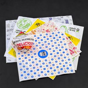 Custom Printing logo Greaseproof <b>Wrapping</b> <b>Paper</b> for Food <b>Paper</b> Sandwich Wrap Deli PE Coated Oil-proof <b>Wrapping</b> <b>Paper</b> - Product Image 1
