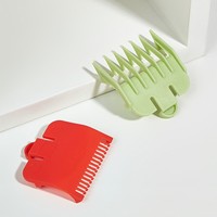 Juego de Peines Guía Profesionales para Cortapelos con Código de Color y Caja Organizadora, Kit de 10 Tamaños para Recortadora de Barbero