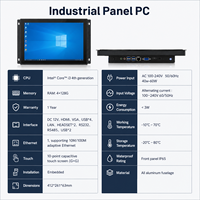 Computadora Industrial con Pantalla Táctil Todo en Uno para Aplicaciones MES SCADA HMI