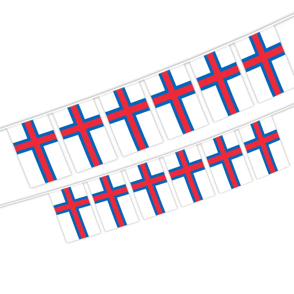 Fabrikant Groothandel Van De Faroe Eilanden Vlag Gors Met Aangepaste Grootte En Patroon Voor Decoraties