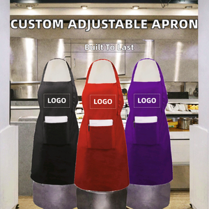 Tablier de cuisine réglable sans manches pour serveur de <span class=keywords><strong>café</strong></span>, restaurant, tablier personnalisé, tablier de cuisine en coton pour <span class=keywords><strong>serveuse</strong></span> - Product Image 2
