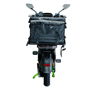 Vente en gros usine : Scooter électrique de livraison avec moteur de 1500W de puissance de pointe, 60V20Ah, frein CBS, double compartiment de chargement, personnalisable avec logo OEM - Product Image 4