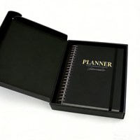 Carnet de notes écologique à spirale avec taille et pages personnalisables, option cadeau, sangle élastique et service d'impression personnalisée